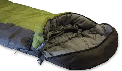 Спальный мешок High Peak TR 300/0°C Dark Grey/Green Left (23019) - фото 4