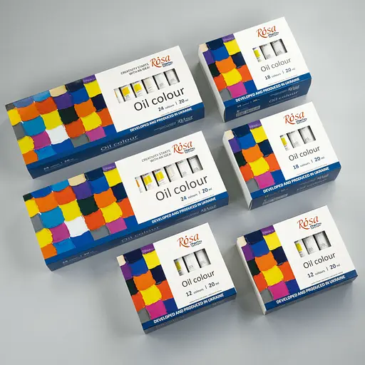 Набор масляных красок 18х20 мл блистер Rosa Studio - фото 9