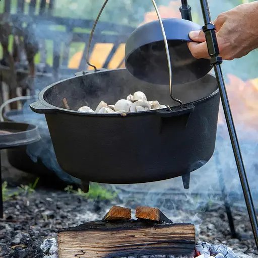 Казан з кришкою Bo-Camp Dutch Oven Cast Iron Black 31 см 7.1 л (DAS303291) - фото 4