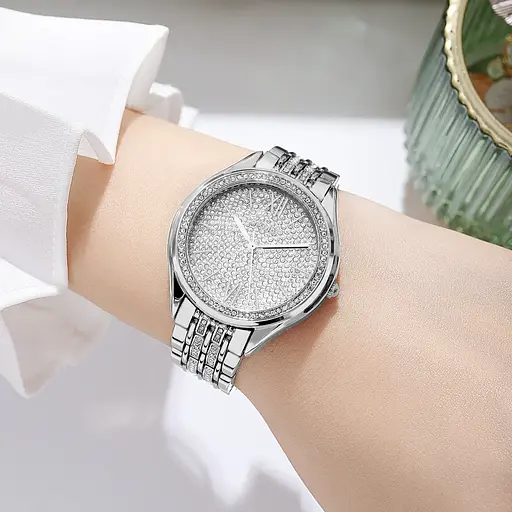 Жіночий наручний годинник Skmei 2030 (Сріблястий) - фото 3