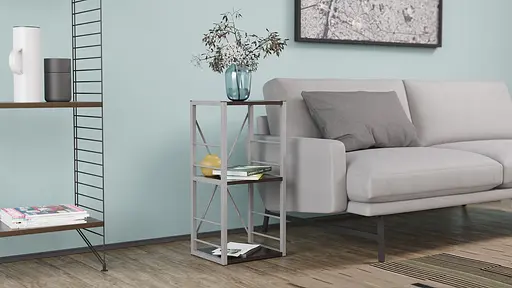 Этажерка 3/34 Ferrum-decor Серии Коннект 73x34x28 серый ДСП Венге 16мм (FRD-105541) - фото 3