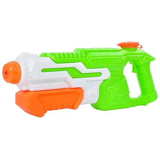 Водяной бластер детский MR0505(Light-Blue) помпа 37,5 см Зеленый