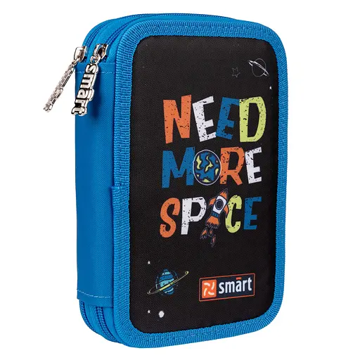 Школьный пенал твердый Smart двойной HP-01 Space - фото 1