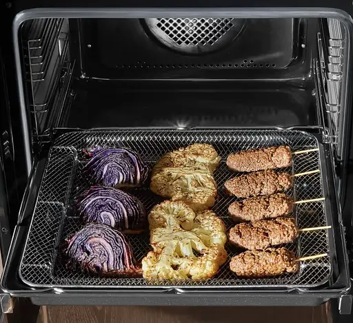 Духовой шкаф электрический Hansa 77 л А дисплей конвекция черный - фото 7