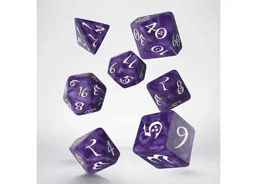 Набор кубиков Classic RPG Lavender & white Dice Set , 7 шт. (SCLE07) - фото 2