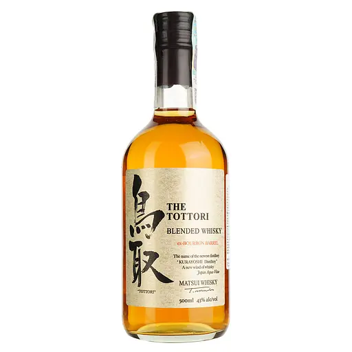 Віскі The Tottori Blended Aged in Bourbon Barrel 43% 0.5 л в подарунковій упаковці - фото 2