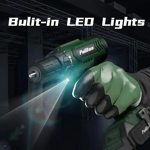 Набір акумуляторних дрилів 20 В з електричним живленням з акумулятором і зарядним пристроєм 30 Нм і крутним моментом 211 - фото 4