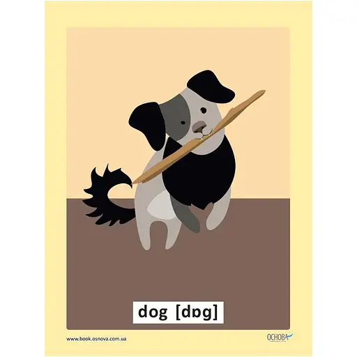 Демонстраційні флеш-картки Англійська мова ЗПП 051 двосторонні - фото 2