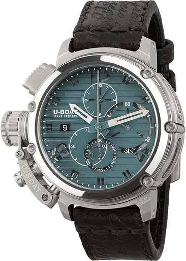 Часы U-Boat Chimera 46mm Chrono SS BLU 9589