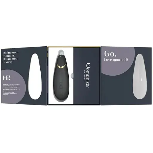 Вакуумний кліторальний стимулятор Womanizer Premium 2 Black - фото 7