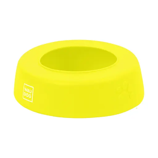 Миска-непроливайка Waudog Silicone 1 л желтый - фото 3