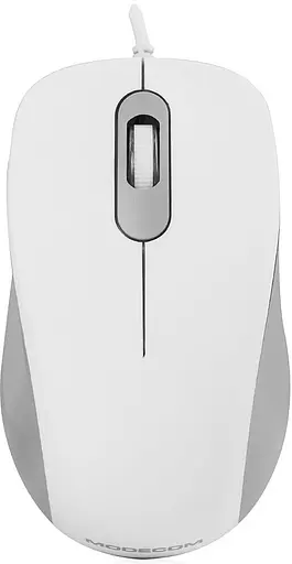 Мишка Modecom MC-M10S, 3кн., 1000dpi, Silent, біла