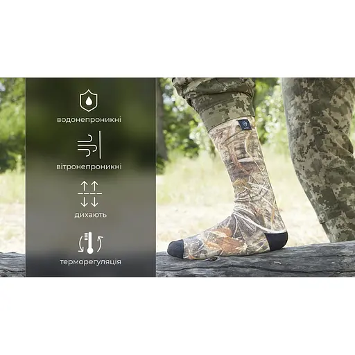 Водонепроникні шкарпетки Dexshell StormBLOK, камуфляж XL (47-49) - фото 14