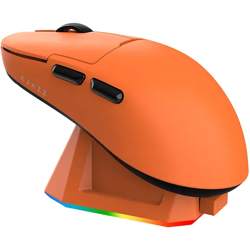 Мышь Ajazz AJ159P MC Wireless/Bluetooth/USB Orange Charging Dock (AJ159P-MC-Orange) - фото 5