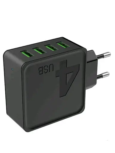 Зарядное устройство на 4 Usb порта блок питания Awei C-842 - фото 2