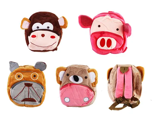 Рюкзак плюшевый, 23x5x26 см, C31227 (в ассортименте) - фото 2