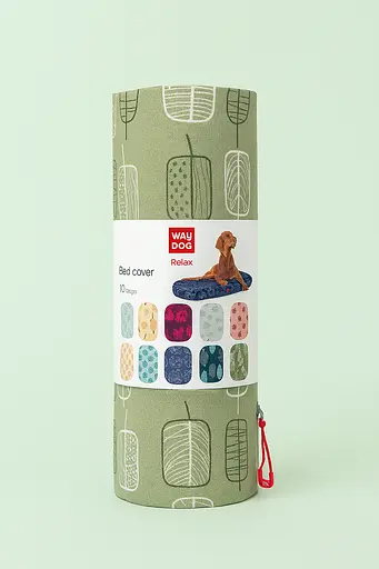 Чохол для лежанки Waudog Relax Зелене листя S  55х40 см   - фото 2