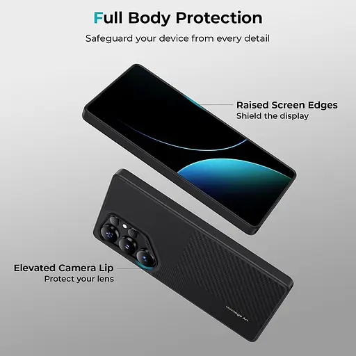 Чехол Benks Montage ArmorPro Kevlar Case 600D/1500D Magnetic для Samsung Galaxy S25 Ultra Black (6948005949181) [141724] - фото 13