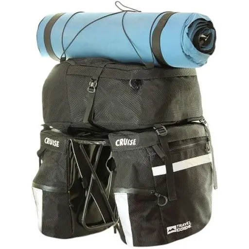 Велобаул Travel Extreme Cruise 50 L Black (1060-TE-В002LBL)