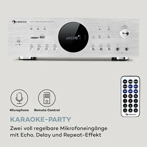 Підсилювач цифровий Auna AMP-218 BT Digital Surround Amplifier (10036138) - фото 3