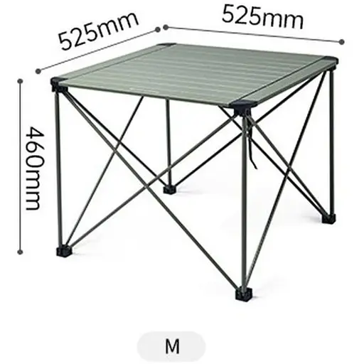 Складной стол Naturehike CNK2450JJ013, M, алюминий, серый - фото 2