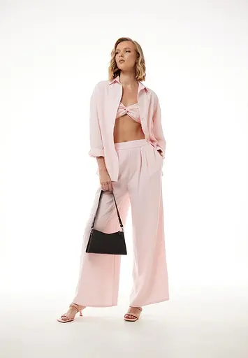 Жіноча шкіряна сумка Sally темно-коричнева - фото 3