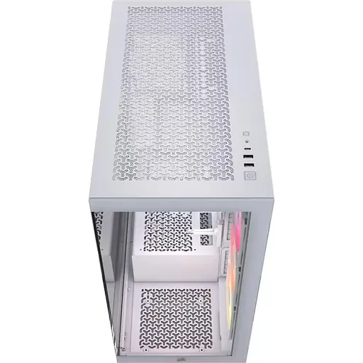 Corsair 3500X ARGB Корпус из закаленного стекла без блока питания, белый (CC-9011279-WW) - фото 2