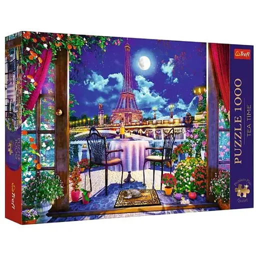 Пазл Trefl Время чаепития: Париж в лунном сиянии 1000 эл. (10843)