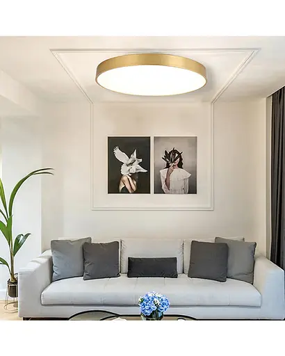 Стельовий світильник Polux 318725 Kern Led 1x15W 4000K 1600Lm IP20 Gold - фото 2