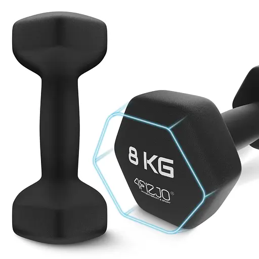 Гантели виниловые 4FIZJO Classic 2 x 8 кг (P-5905973403214) - фото 3