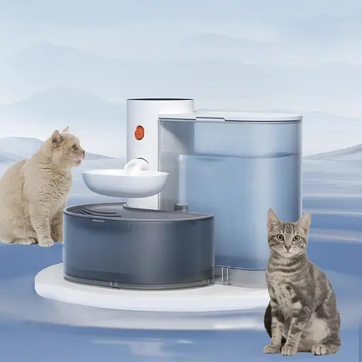 Розумний напувалка для домашніх тварин об'ємом 105 унцій/3 л. Інноваційна автоматична напувалка для котів та собак. Бездротовий на