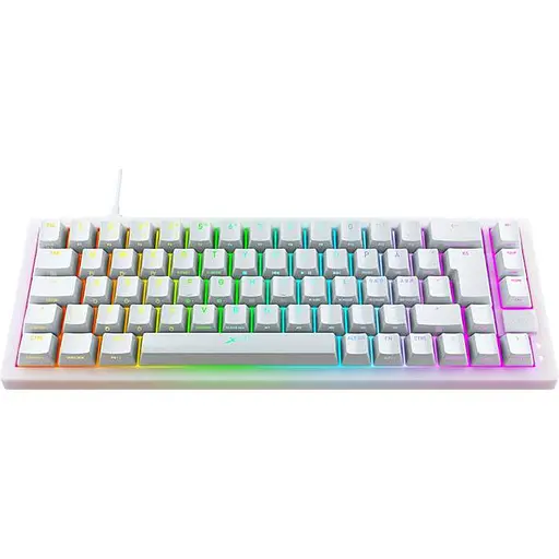 Клавіатура Cherry Xtrfy K5 68 keys Kailh Red Hot-swap RGB White (K5-RGB-CPT-TPWHITE-R-UKR) - фото 2