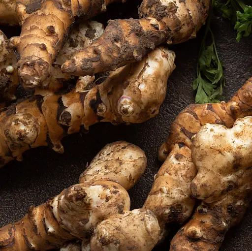 Топінамбур свіжий на посадку, земляна груша, бульбоносний, бараболя, не митий, 10 кг упаковка - фото 3