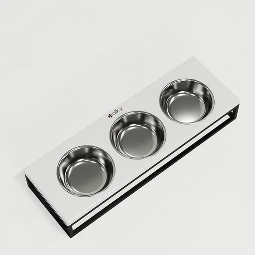 Hollky Base Bar — три миски на підставці (3 × 0,45 л) - фото 8