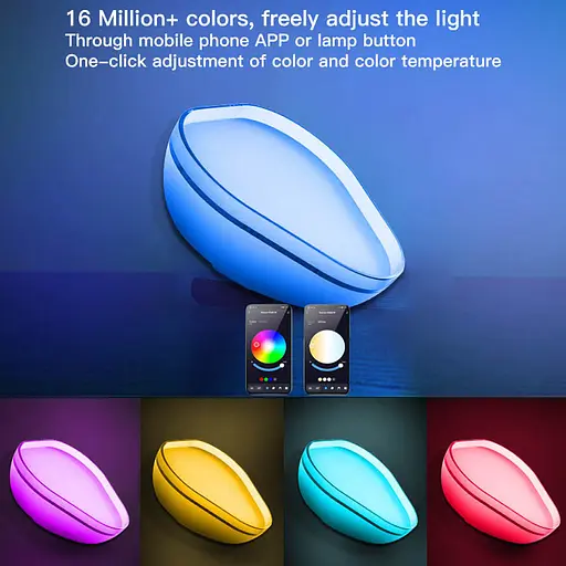 Настільний світильник SAL-009B Bluetooth USB interface with app White - фото 2