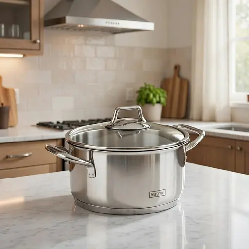 Каструля нержавіюча сталь Lessner Buono 3.15 л 20 см (55881-20) - фото 2