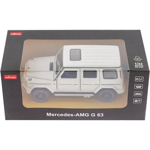 Машинка Rastar Mercedes-Benz AMG G63 1:32 Білий - фото 10