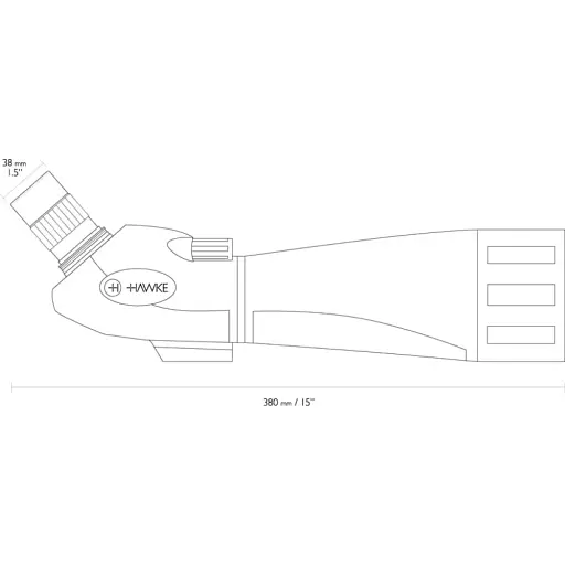 Зорова труба Hawke Vantage 24-72х70 - фото 4