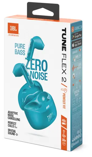 Гарнитура JBL TUNE FLEX 2 Turquoise (JBLTFLEX2TQE) - фото 11