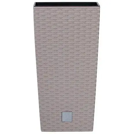 Горшок с кашпо для растений Prosperplast Rato square - бежевый, 21/49 л