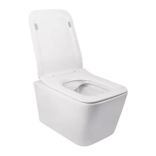 Набор: Qtap инсталляция 3 в 1 Nest QT0133M425 с панелью смыва квадратной QT0111M06028CRM + унитаз с сиденьем Crow QT05335170W - фото 4