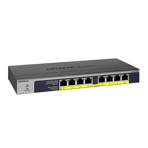 Коммутатор неуправляемый Netgear GS108PP (GS108PP-100EUS) - фото 2