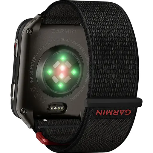 Смарт-часы Garmin Venu X1 Black with Slate Titanium Caseback and Black ComfortFit Nylon Band (010-02980-00/02) [138712] - фото 3