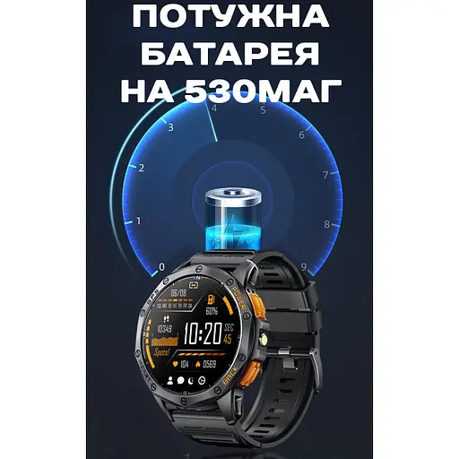 Годинник Smart GPS Max Black, 2 ремінця - фото 13