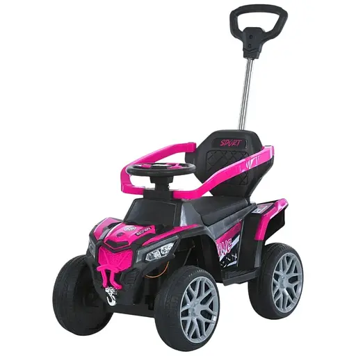 Електромобіль дитячий Bambi Квадроцикл Racer M 6126EBLR-8 толокар + батьківська ручка 6V 500mA фіолетовий
