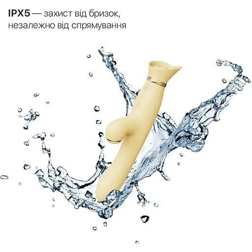 Пульсатор-вибратор с вакуумной стимуляцией клитора Zalo - ROSE Thruster Lemon Yellow - фото 5