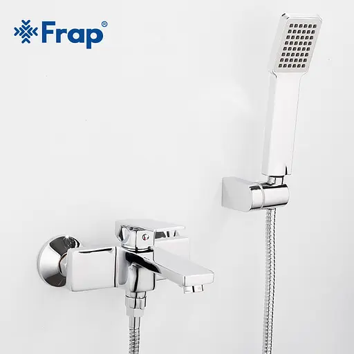 F3246 (H46) Змішувач для ванни однорич. корот. литий латунь букс.перемикач Ø35 Frap 1/10 Хром - фото 2