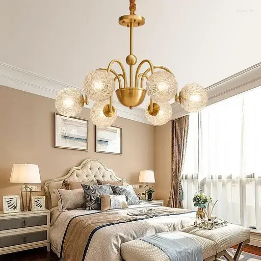 Світлодіодна люстра Мозаїка 5007 (Золота) на 4 плафони - фото 4