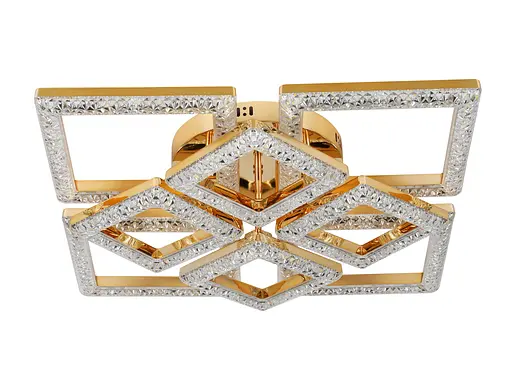 Люстра світлодіодна акрилова Sirius 2726/4+4 GD 100W*2 - фото 2