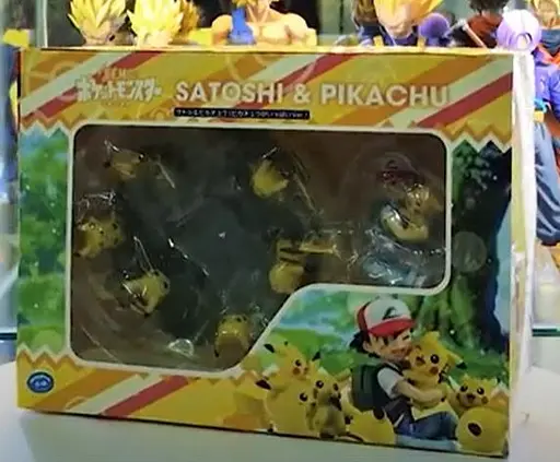 Діорама 3D Сатоші та Пікачу Кишенькові Монстри Покемони Series Ash and Pikachu 12см Pokеmon 33.33 - фото 7